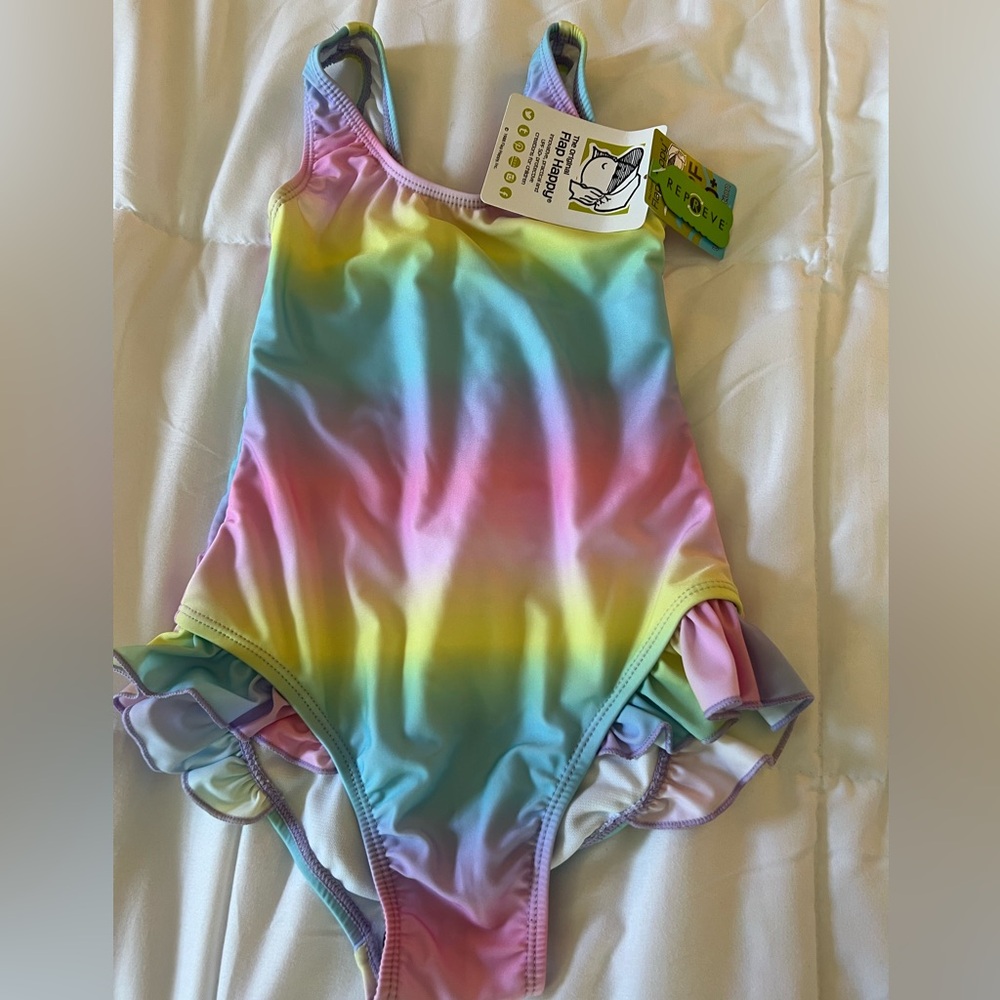Girls Repreve Bathing Suit Size 7 NWT